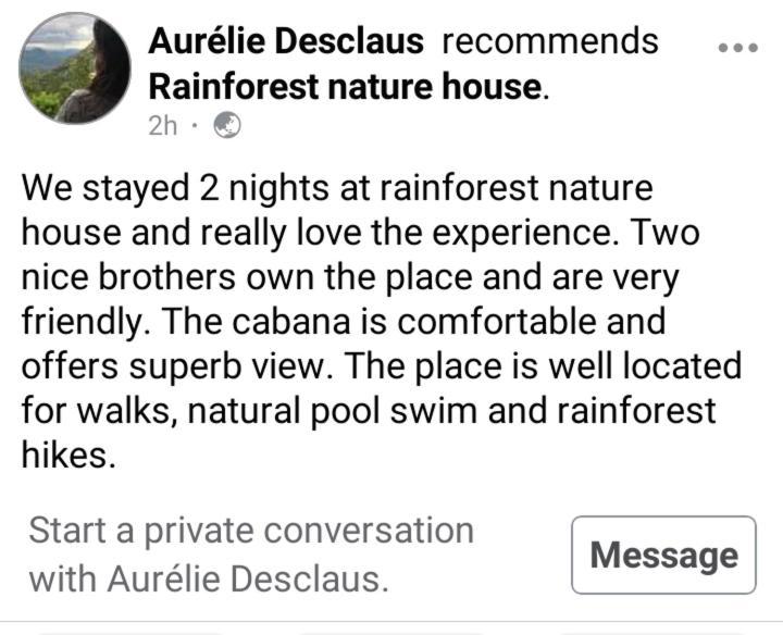 דניאיאה Rainforest Nature House מראה חיצוני תמונה